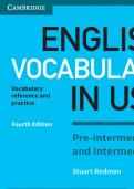 English Vocabulary in Use: Pre-intermediate and Intermediate Fourth Edition