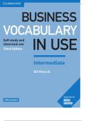 Business Vocabulary in Use: Intermediate Book with Answers and Enhanced ebook: Self-Study and Classroom Use 3rd Edition by Bill Mascull (Author)