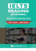 IELTS Academic Reading Practice Test 2022 with Answers