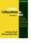 English Collocations in Use: Advanced (Vocabulary in Use)