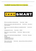 TeenSMART: Questions With Correct Solutions 