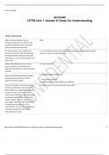 7/14/24, 4:24 AM	LETRS Unit 1 Session 8 Check for Understanding Flashcards | Quizlet   LETRS Unit 1 Session 8 Check for Understanding     Terms in this set (5)  Many screening measures can be considered diagnostic since they provide extremely detailed dat