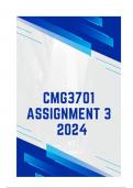 CMG3701 Assignment 3 (COMPLETE QUESTIONS & ANSWERS) 2024 _ DUE 31 July 2024