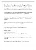 Ibew Unit 1-5 test Questions with Complete Solutions