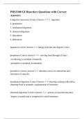 PHS3300 GI Disorders Questions with Correct Answers.