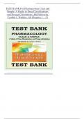 TEST BANK For Pharmacology Clear and Simple: A Guide to Drug Classifications and Dosage Calculations, 4th Edition by Cynthia J. Watkins, All Chapters 1 – 21