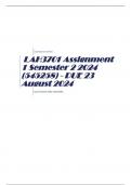 LAH3701 Assignment 1 Semester 2 2024 (545258) - DUE 23 August 2024