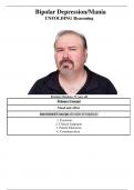 Bipolar Depression/Mania UNFOLDING Reasoning Brenden Manahan, 35 years old Primary Concept Mood and Aﬀect Interrelated Concepts (In order of emphasis) 1.	Psychosis 2.	Clinical Judgment 3.	Patient Education 