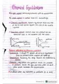 Chemical Equilibrium and Le Chatelier's Principle notes and terminology