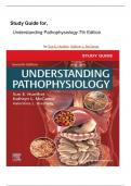 STUDY GUIDE for, Understanding Pathophysiology (7th Edition,2024) by Sue E. Huether, Kathryn L. McCance || New Update