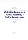 CHL2601 Assignment 6 2024 (240295) - DUE 5 August 2024