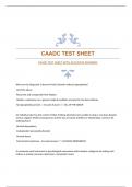 CAADC PACKAGE DEAL |EXAMS WITH ACCURATE ANSWERS