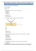 Microbiology Test Bank- questions and answers Chapter 2