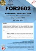 FOR2602 Assignment 2 (COMPLETE ANSWERS) Semester 2 2024