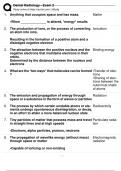 DENTAL RADIOLOGY EXAM 2 WITH CORRECT ANSWERS 2024