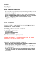 Casustoets 1.2 Sociologie samenvatting 