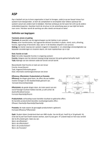 Samenvatting ASP Fontys Technische Bedrijfskunde incl. swimlanes systeemtekening black box etc