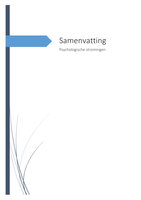 Samenvatting Psychologische stromingen 