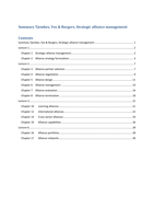 High quality (my grade: 8,9) bulletpoint style summary of Tjemkes, Vos & Burgers (2012), very useful for memorizing all material