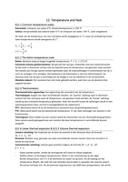 Hoofdstuk 12: Temperature and heat