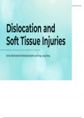 ortho-soft tissue injuries and dislocation