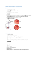 College 7 Maag en darm aandoeningen