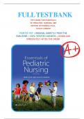 Test Bank for Essentials of Pediatric Nursing 3rd Edition By Theresa Kyle, Susan Carman|9781451192384| All Chapters 1-29| LATEST