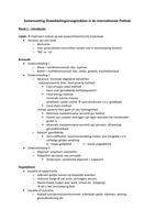 Samenvatting Ontwikkelingsvraagstukken in de Internationale Politiek
