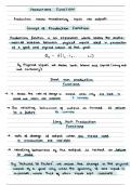 summary- production function microeconomics