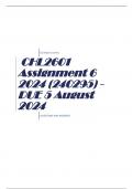 CHL2601 Assignment 6 2024 (240295) - DUE 5 August 2024