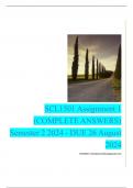 SCL1501 Assignment 1 (COMPLETE ANSWERS) Semester 2 2024 - DUE 26 August 2024