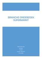 Branche Scriptie - Supermarktbranche 