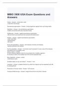 MIBO 3500 UGA Exam Questions and Answers