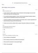 ITCS 1213 UNCC FINAL EXAM QUESTIONS WITH 100% CORRECT ANSWERS!!
