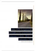 MRL3701 Assignment 2 (COMPLETE ANSWERS) Semester 2 2024 - DUE 13 September 2024