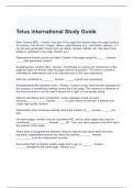 Telus international Study Guide with complete solutions