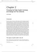 Promoting the Public Health: Continuity and Change over Two Centuries