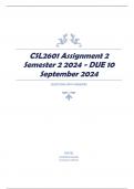 CSL2601 Assignment 2 Semester 2 2024 - DUE 10 September 2024