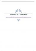 TEENSMART QUESTIONS 2024|VERIFIED|GUARANTEED EXAM RESOURCE