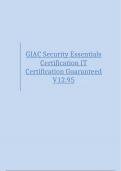 GIAC Security Essentials Certification IT Certification Guaranteed V12.95 (questions and answers)