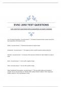 EVSC 2050 TEST QUESTIONS WITH GUARANTEED ACCURATE ANSWERS