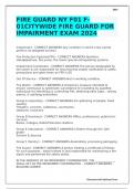 FIRE GUARD NY F01 F-01CITYWIDE FIRE GUARD FOR IMPAIRMENT EXAM 2024