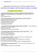 MED-SURG EXAM 1 GALEN CH. 5, 9, 13-15, 36, 37 HIGHLY TESTED QUESTIONS WITH CORRECT ANSWERS ALREADY GRADED A+ & VERIFIED