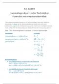 HC2 analytische technieken oefenplaatsen 