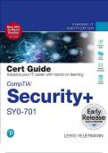 CompTIA Security+ SY0-701 Cert Guide (Certification Guide) 1st Edition 2024 with complete solution