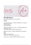 BIO 390 Exam 2 