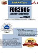 FOR2605 Assignment 2 (COMPLETE ANSWERS) Semester 2 2024 (527395) - DUE 19 September 2024