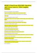 REDUX Final Exam 2024/2025. Questions and Correct Answers, With Complete Solution.  What are the characteristics of severe anaphylaxis? Rapid onset of hypotension, neurologic compromise, and respiratory distress