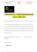 SNCO ( Test 2 ) 1 - 7 Books Prep Questions and Answers (100% Pass)