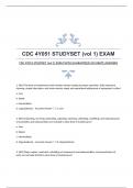 CDC 4Y051 STUDYSET (vol 1) EXAM WITH GUARANTEED ACCURATE ANSWERS